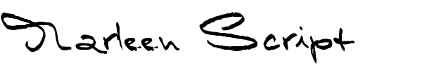 Marleen Script font preview